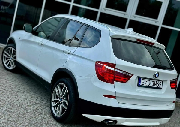 BMW X3 cena 72900 przebieg: 139000, rok produkcji 2014 z Torzym małe 781